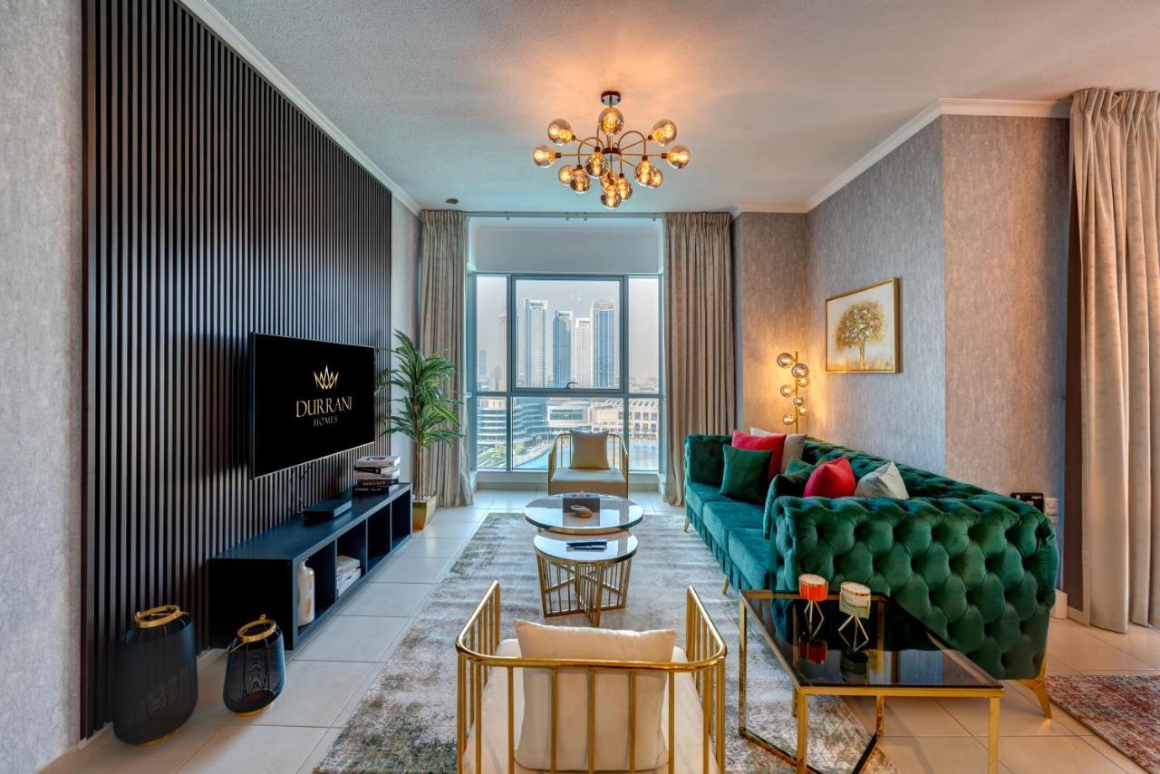 Durrani Homes - Luxe Living With Burj Khalifa And Fountain View - Third Room Without Partition Дубай Экстерьер фото